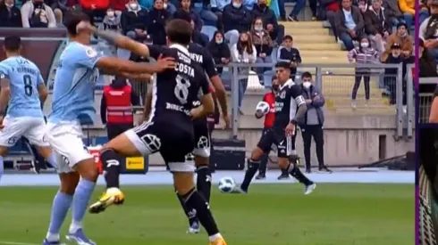 Costa fue expulsado por lanzarle un manotazo a Hormazábal