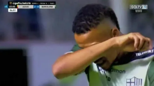 Byron Castillo atraviesa un delicado momento en el Barcelona de Guayaquil