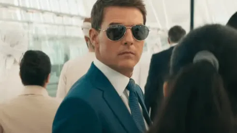 Tom Cruise como Ethan Hunt en Misión Imposible - Dead Reckoning, Parte 1.