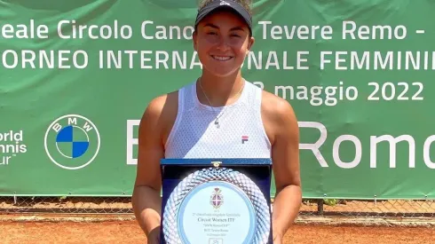 Los premios para Bárbara Gatica tras caer en la final del W60 de Roma