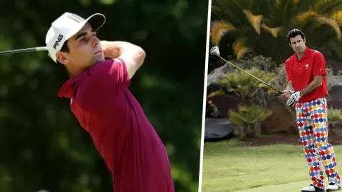 Luis Figo es un amante del gol y también lo practica.