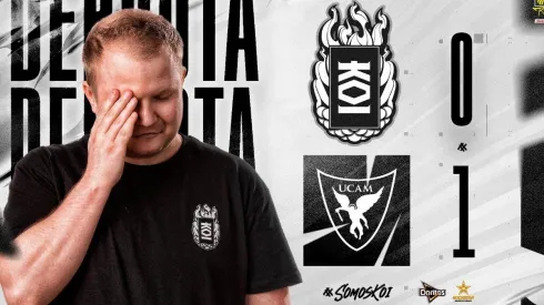 KOI tiene un marcador de 1-6 en el campeonato