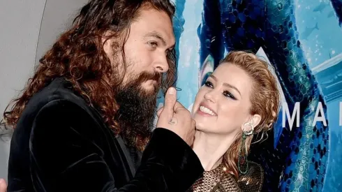 Las estrellas de Aquaman, Jason Momoa y Amber Heard.