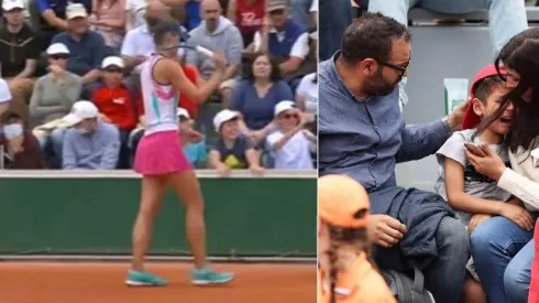 El niño lloraba desconsolado tras el incidente