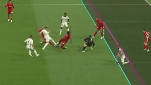 El VAR y el gol anulado al Real Madrid contra Liverpool en la final.