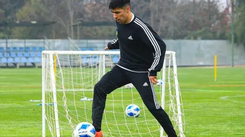 Tomás Alarcón participó del entrenamiento de O'Higgins