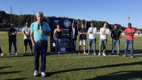 Pellegrini ofrece un discurso en Torremolinos