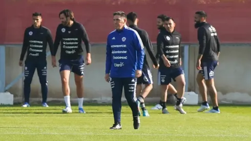 Eduardo Berizzo tuvo su primera práctica junto a la selección chilena