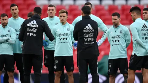 Argentina se prepara para jugar la Finalissima 2022