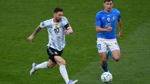 Lionel Messi tuvo una gran actuación enfrentando a la Azzurra.