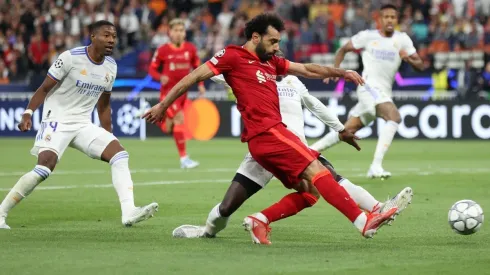 Mohamed Salah quedó frustrado por la gran actuación de Thibaut Courtois.