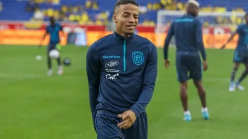 Byron Castillo disputó el segundo tiempo frente a Uruguay.