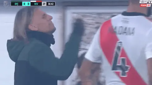 Sebastián Beccacece tuvo un fuerte encontronazo con Marcelo Gallardo.