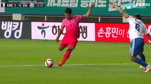 Hwang Hee-chan anotó el gol para el 1-0 de Corea del Sur ante Chile