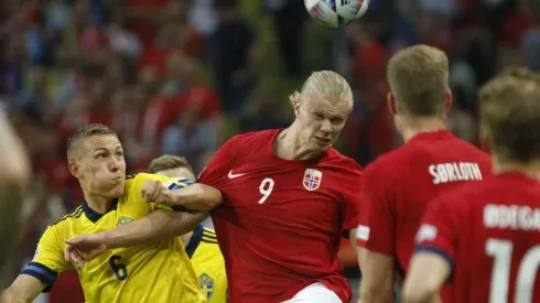 Haaland le marcó un doblete a Suecia en Nations League