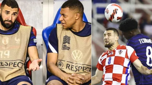 Benzema y  Mbappé se quedaron en la banca