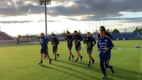 Selección chilena ya entrena en Kobe