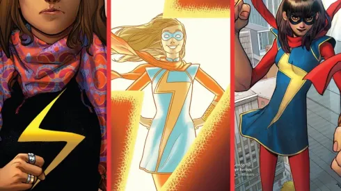 Algunas de las portadas de los volúmenes que reúnen los arcos de G. Willow Wilson para Ms. Marvel.