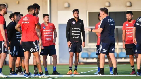 La Roja escuchó atenta a las indicaciones de Berizzo