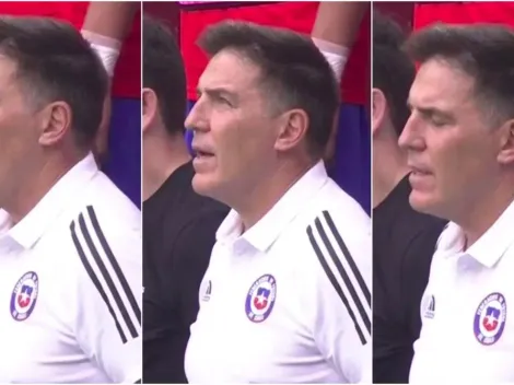 Berizzo canta a todo pulmón el himno de Chile