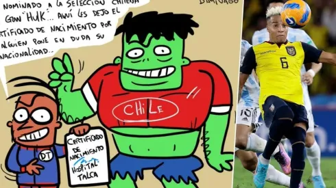 Hay que tomarse lo humor y reír: si Ecuador va al Mundial con Byron Castillo, Berizzo nomina al chileno Hulk.