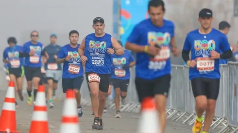 A pesar del frío, miles de corredores llegaron a la actividad que avisa que quedan 500 días para los Juegos Panamericanos.