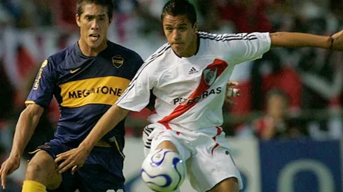 Alexis Sánchez fue campeón de la liga argentina en 2008 con la camiseta de River Plate