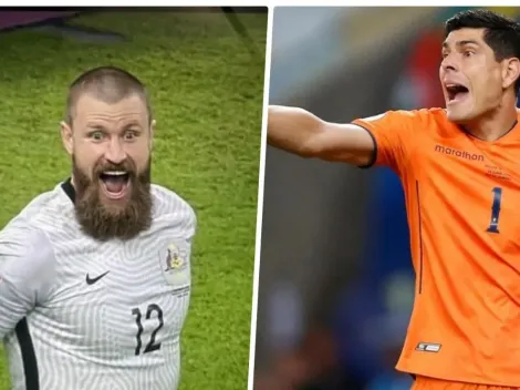 Carlos Lampe barre con el baile del arquero australiano