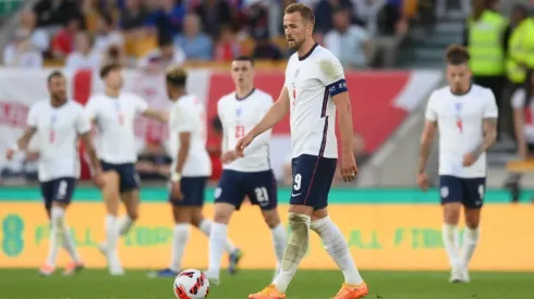 Harry Kane tras la derrota ante Hungría en Wolverhampton