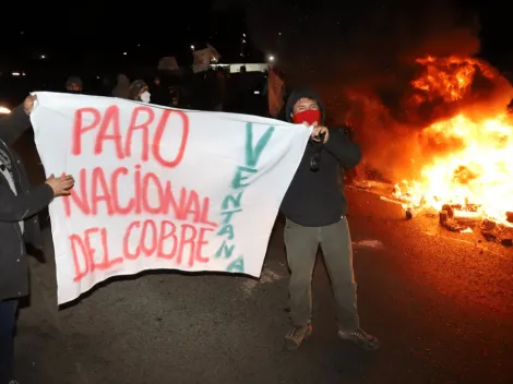 ¡Comenzó el paro de Codelco!