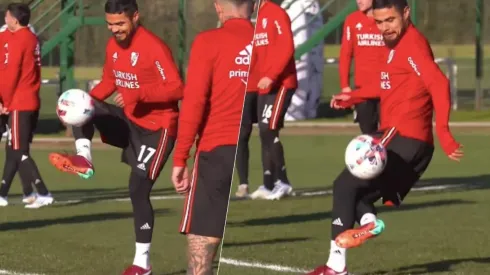 Paulo Díaz muestra su talento y espera por el regreso a las canchas con River