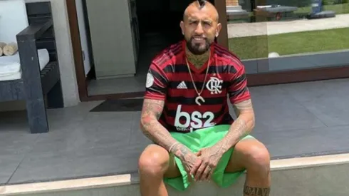 Vidal sigue de vacaciones a la espera de definir su futuro con el Flamengo.
