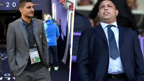 Marco Verratti y Ronaldo se vieron amargados por el mismo incidente.