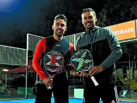 El Mago Valdivia ahora se divierte con el pádel