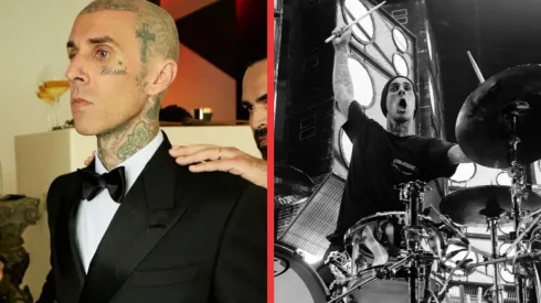 Travis Barker es conocido por ser el baterista de Blink-182.