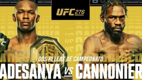 Adesanya pondrá en juego su cinturón Mediano ante Jared Cannonier en el evento central de la jornada.