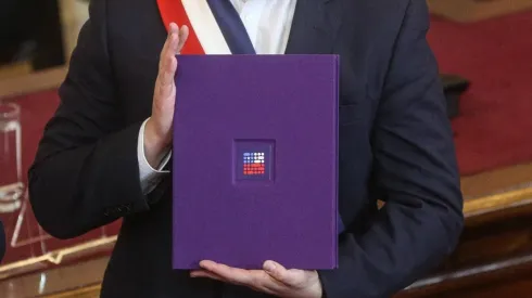 Ceremonia de clausura del proceso constituyente en el Ex Congreso