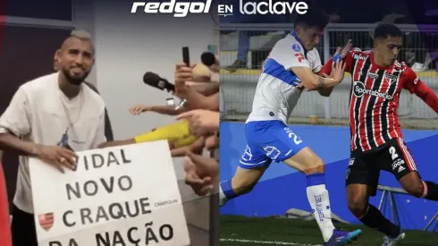 Universidad Católica está en Brasil para enfrentar a Sao Paulo en la revancha de octavos de final de la Copa Sudamericana, y Arturo Vidal llegó a Río de Janeiro para ser parte de Flamengo.