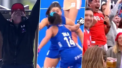 El loco y eufórico festejo de Chile en el gol contra Países Bajos por el Mundial Femenino de Hockey.