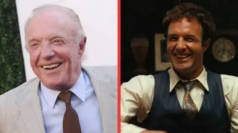James Caan en una de sus fotos recientes y el actor en El Padrino.