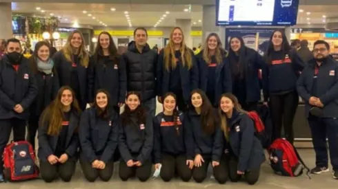 Selección U23 en su viaje a Colombia