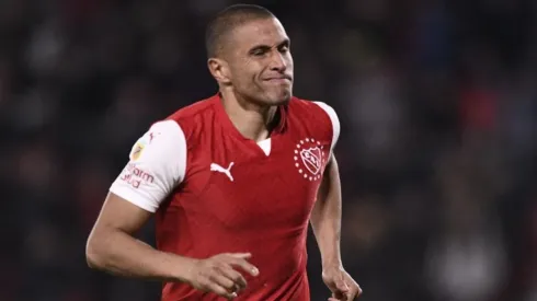 Leandro Benegas no jugó el clásico con Independiente por lesión.