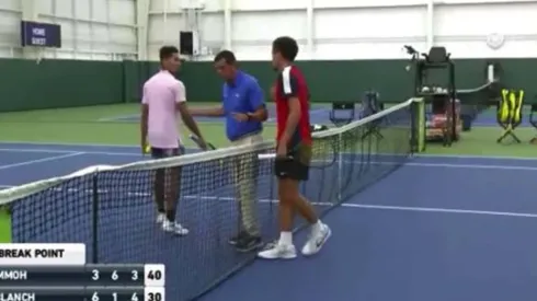 El momento más tenso entre Mmoh y Blanch