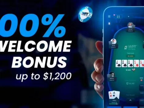 Obtén tu bono de 100% en tu primer depósito en WPT Global