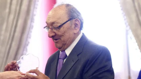 Javier Miranda en el velorio Jorge Pedreros. Hoy le tocó partir.