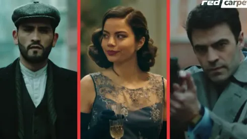 El trío de protagonistas de Hijos del Desierto, la nueva teleserie nocturna de Mega.