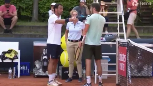 Al italiano lo acusaron de no marcar puntos buenos de su rival y volvió a estar en el centro de la polémica.