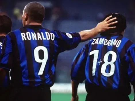 Zanetti revela cómo Ronaldo paró un avión para Zamorano