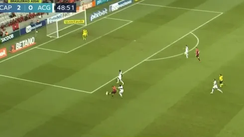 Terans marcó el 3-0 con un potente zurdazo