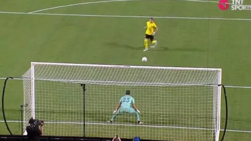 Conor Gallagher en el momento de la ejecución